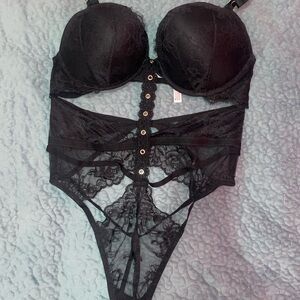Victoria's Secret Black Lace Bra